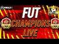 FUT CHAMPS GRIND!!(14-4 CURRENTLY)FIFA 21 LIVE!!