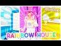 I Tried The RAINBOW HOUSE Challenge in Roblox Adopt Me.. Roblox Adopt Me Build Challenge