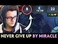 Miracle teaches us how to NEVER GIVE UP