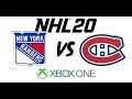 NHL 20 - New York Rangers vs. Montreal Canadiens - Xbox One