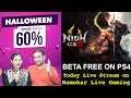 NIOH 2 Beta Free Download on PS4 | Today Live Stream on Namokar Live Gaming | Halloween Sale for PS4