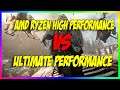 WARZONE Ultimate Performance vs High Performance