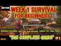 7 Days to Die Alpha 19, Week 1 Survival Base Building Tutorial, Overpowered Legit No Cheese Base