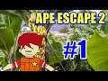 Ape Escape 2 parte 1 - Voltando ao trabalho de caçador com gráficos melhores