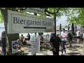Bavarian beer gardens reopen with controlled virus