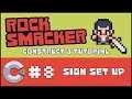 Construct 3 Tutorial - Rock Smacker #8 -Sign Set Up