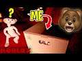 I wore a CARDBOARD BOX to hide from ROBLOX BEAR!!