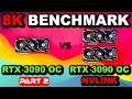Multi GPU vs Single GPU | NVIDIA SLI vs Single Card | RTX 3090 SLI 8k | SLI 2022 | RTX 3090 NVLINK