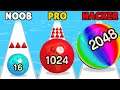 NOOB vs PRO vs HACKER in Ball Run 2048