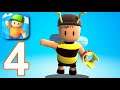 Stumble Guys: Multiplayer Royale - Gameplay Walkthrough part 4-Super Slide map: Win 3 (iOS,Android)