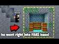this Minecraft Base Will Fool 90% Of HACKERS..! (Owner Catching Hackers)