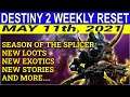 Destiny 2 Weekly Reset May 11th, 2021- Season of The Splicer Begins, Transmog, New Exotics & More