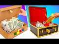 DIY Safe Suitcases || Cardboard Suitcases For Storing Money And Your Little Treasures