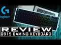 Logitech G915 REVIEW WIRELESS MECHANICAL Gaming Keyboard - LIGHTSPEED Ultra-Thin Design