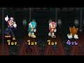 Mario Party 9 - Minigames - Koopa Troopa Vs Waluigi Vs Kamek Vs Sonic