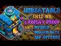NEW TH12 WAR BASE + REPLAY PROOF + LINK | ANTI ZAP WITCHES / HYBRID / DRAGS BATS | CLASH OF CLANS