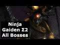 Ninja Gaiden Sigma 2 - All Bosses with Cutscenes