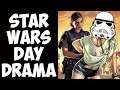 Star Wars day celebration gone WRONG! Girl in Stormtrooper costume SLAMMED by idiot cops!