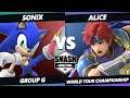 SWT Championship Group G - Sonix (Sonic) Vs. Alice (Roy) SSBU Ultimate Tournament