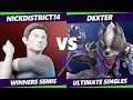 S@X 419 Winners Semis - NickDistrict14 (Wii Fit) Vs. Dexter (Wolf) Smash Ultimate SSBU