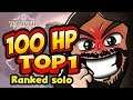 [TFT] RANKED TOP1 100HP - Perfect compo Perfect game