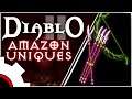 Using Pointy Sticks with the Amazon Uniques in Diablo 2 Resurrected