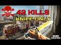 42 Kills KNIFE ONLY On NUKETOWN! | Black Ops: Cold War