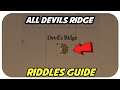 All Devil’s Ridge Riddles Guide | Sea Of Thieves |