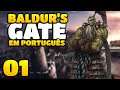 BALDUR'S GATE - O INÍCIO DE GAMEPLAY em Português PT-BR