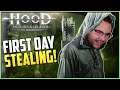 FIRST DAY STEALING! - Hood Outlaws and Legends Funny Moments Gameplay