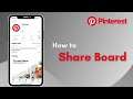 How to Share Your Board on Pinterest | 2021