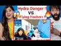 HYDRA DANGER vs Flying Hackers in BGMI BEST Moments in PUBG Mobile | Hydra Danger Reaction KingAnbru