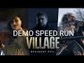 Resident Evil VILLAGE - Castle + Village Demo Speed Run - Both Demo in 12 mins. Ultrawide 3440x1440