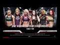 WWE 2K19 Ronda,Natalya VS Alexa,Cross,Trish,Lita Elimination Tables Match WWE Women's Tag Titles