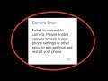 CamScanner || Camera Error || Failed To Connect To Camera Problem Solve in CamScanner