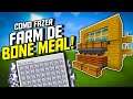 Como fazer FARM de FARINHA de OSSO no MINECRAFT BEDROCK 1.17.11!