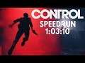 Control Speedrun in 1:03:10 [Personal Best]
