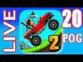 HILL CLIMB 2 with POG LIVE #20 | Power of Gameplay