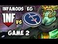 INFAMOUS vs EVIL GENIUSES GAME 2 PARTIDAZA!! | DOTA 2 TI9