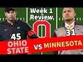 Juice Reviews: Week 1 2021 CFB Season - #4 Ohio State vs Minnesota