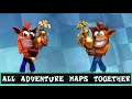 [Original + Nitro-Fueled] Crash Team Racing Mega-MASHUP — Adventure Map Theme Variants Together