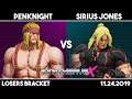 PenKnight (Alex) vs Sirius Jones (Ken) | SFV Losers Bracket | Synthwave X #11
