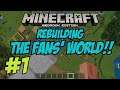 REBUILDING Ethan Gamer Fans' Minecraft World | Part 1