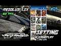Setting Need for Speed Most Wanted Resolusi 1.5x 60 FPS Dolphin Emulator