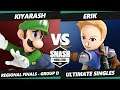 SWT NA West Group D - Kiyarash (Luigi) Vs. Erin (Mii Swordfighter) Smash Ultimate Tournament