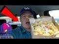 Taco Bell's $5 Grande Nachos Box Shredded Chicken (Reed Reviews)