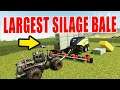 The World's Largest Silage Baler!! +20000 L Capacty!! Farming Simulator 19