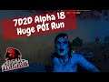 7 Days To Die Alpha 18 Huge POI Run!!!