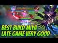 BEST BUILD MIYA 2021 | LATE GAME VERY GOOD - MOBILE LEGENDS