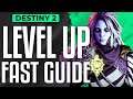 Destiny 2 LEVEL UP FAST ULTIMATE GUIDE - How To Get 1330 FAST Season of the lost